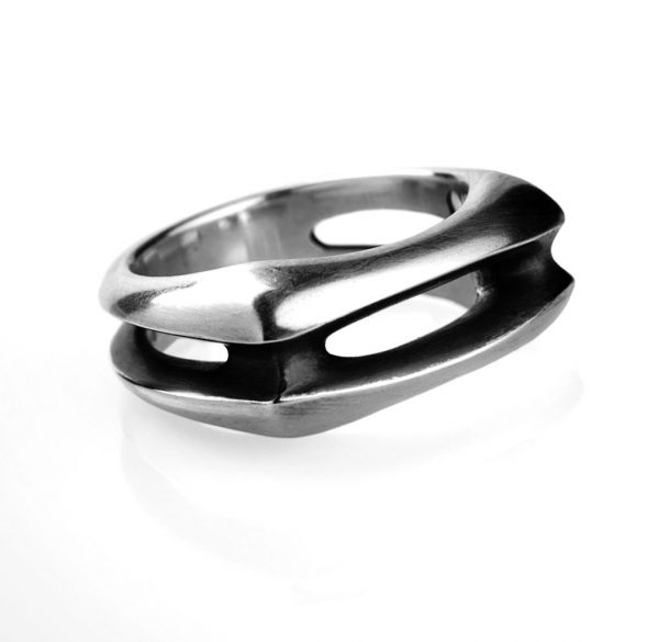 Silver Lozenge ring