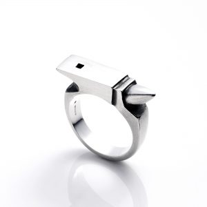 Anvil ring - Chris Hawkins Jewellery