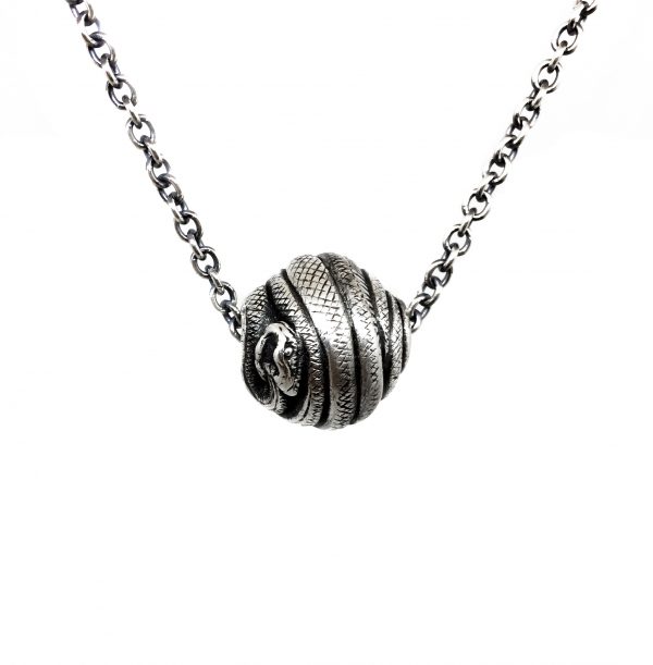 Snake bead necklace